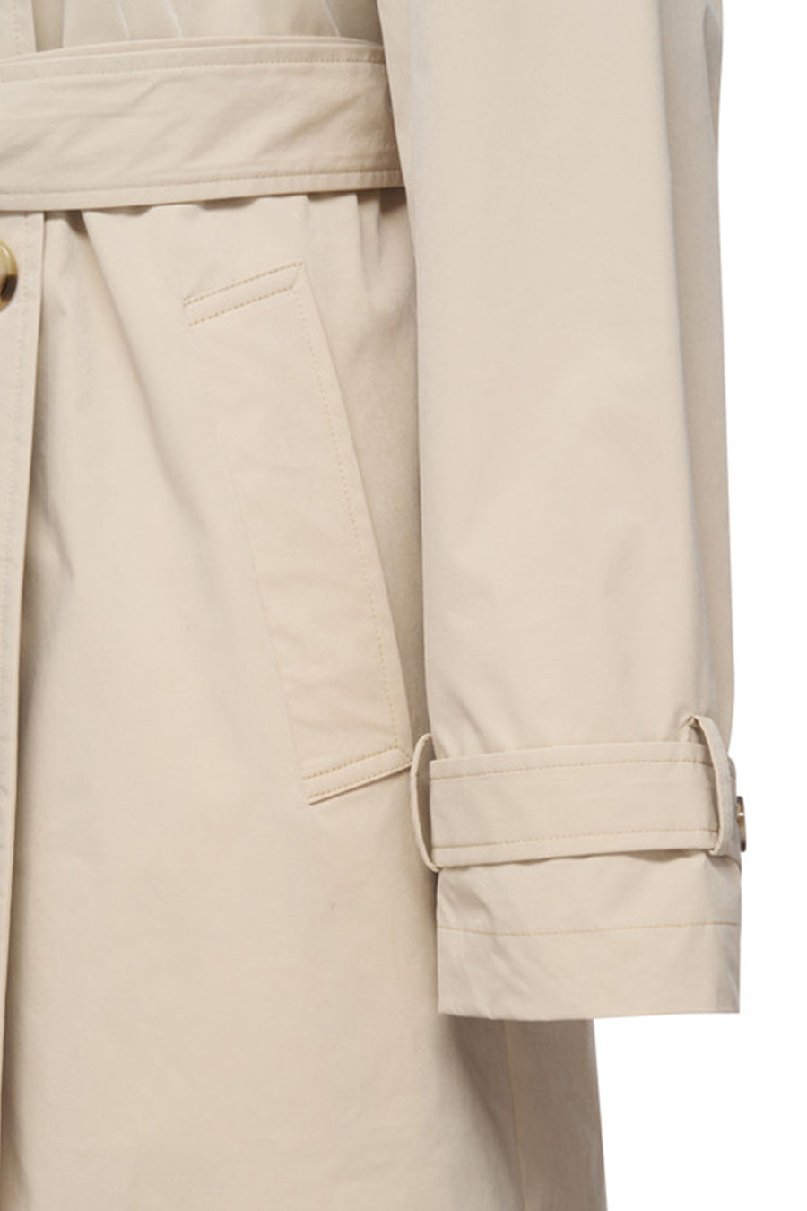 Geox Women's Cream Claudin Trench Coat