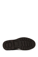 Male Brown Lace-Up Zip Closure Thick-Soled Suede Casual Boots | Derimod