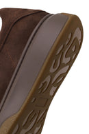 Male Brown Lace-Up Thick-Soled Suede Leather Sneaker | Derimod