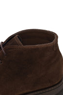 Male Brown Lace-up Suede Casual Boots | Derimod
