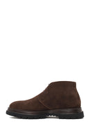 Male Brown Lace-up Suede Casual Boots | Derimod