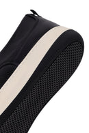 Male Black Lace-Up Thick-Soled Leather Casual Shoes | Derimod
