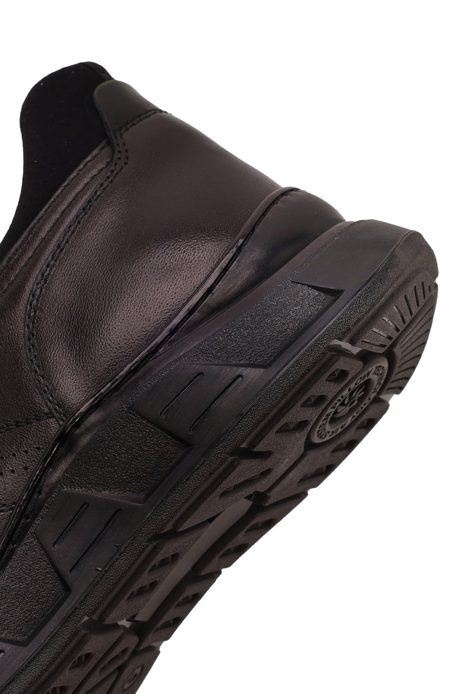 Derimod Fly Erkek Siyah Bağcıklı Kalın Tabanlı Deri Casual Sneaker