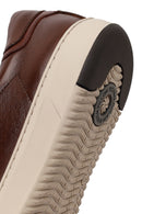Derimod Fly Male Brown Lace-Up Thick-Soled Leather Sneaker | Derimod