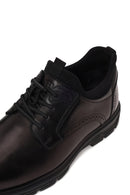 Derimod Fly Male Black Lace-Up Leather Casual Shoes | Derimod