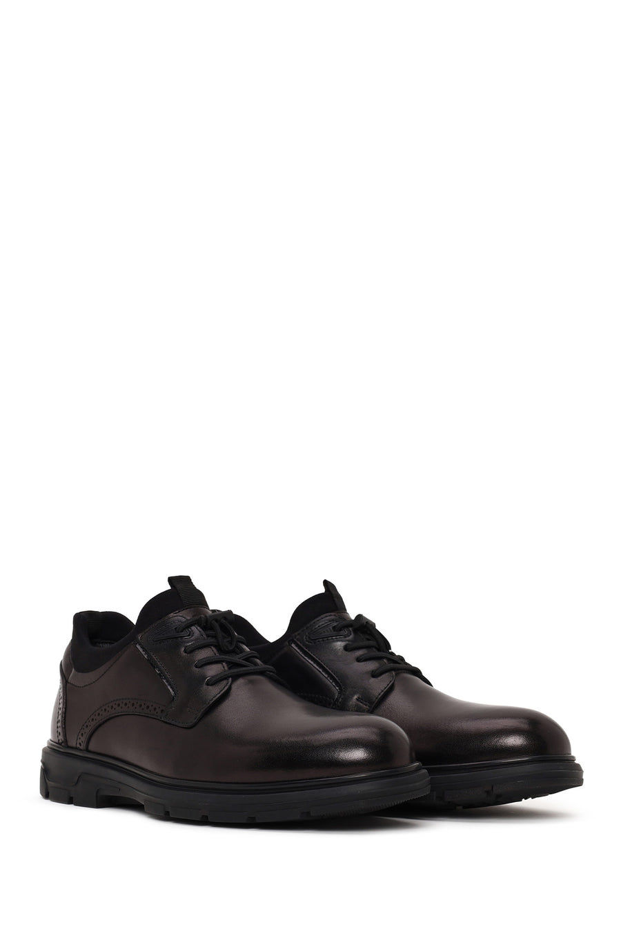 Derimod Fly Male Black Lace-Up Leather Casual Shoes
