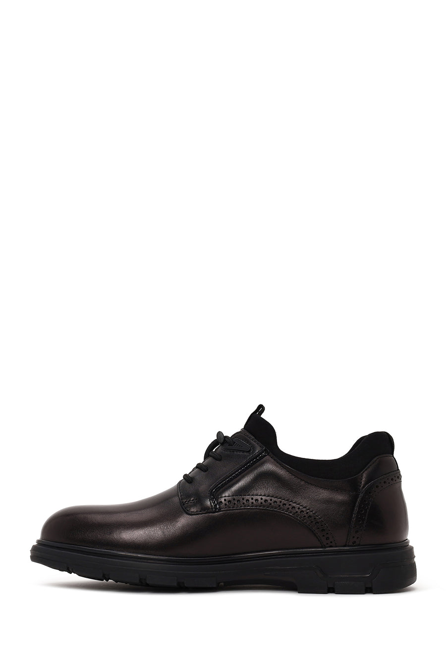 Derimod Fly Male Black Lace-Up Leather Casual Shoes