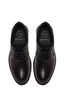 Derimod Fly Male Black Lace-Up Leather Casual Shoes | Derimod