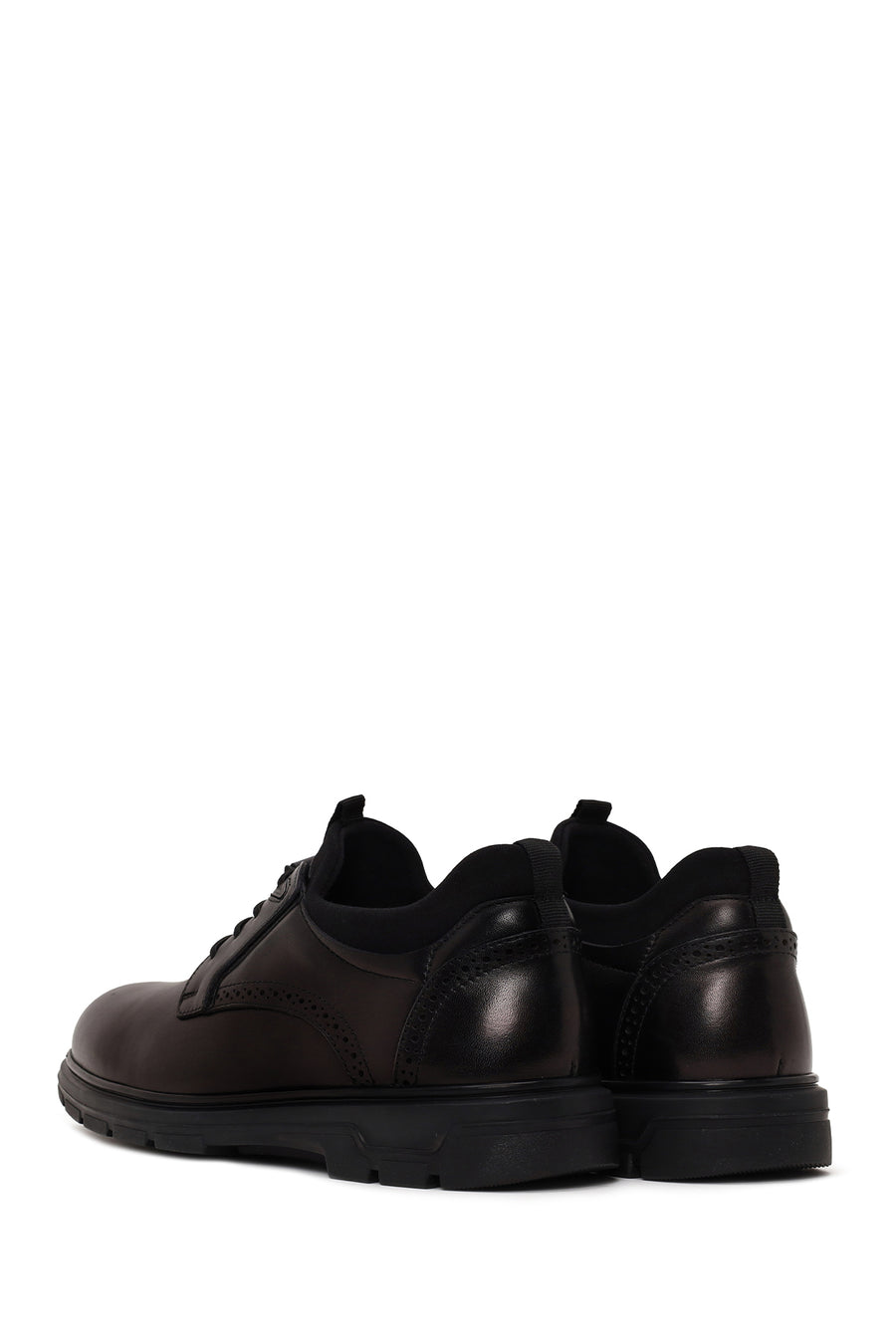 Derimod Fly Male Black Lace-Up Leather Casual Shoes