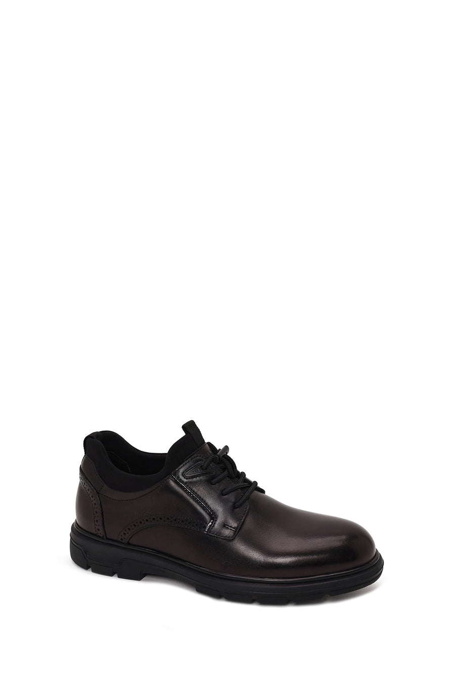Derimod Fly Male Black Lace-Up Leather Casual Shoes