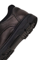 Derimod Fly Male Black Lace-Up Leather Casual Shoes | Derimod