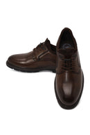 Derimod Fly Male Brown Lace-up Leather Casual Shoes | Derimod