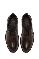 Derimod Fly Male Brown Lace-up Leather Casual Shoes | Derimod