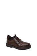 Derimod Fly Male Brown Lace-up Leather Casual Shoes | Derimod
