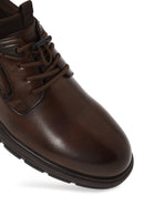 Derimod Fly Male Brown Lace-up Leather Casual Shoes | Derimod