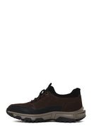Derimod Fly Male Brown Lace-Up Thick-Soled Nubuck Leather Casual Sneaker | Derimod
