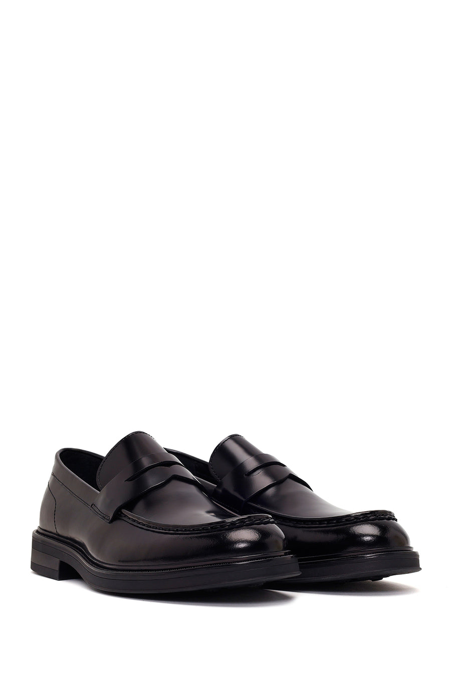 Derimod Fly Erkek Siyah Deri Casual Loafer