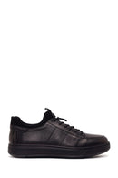Derimod Fly Male Black Lace-Up Leather Casual Sneaker | Derimod