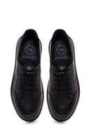 Derimod Fly Male Black Lace-Up Leather Casual Sneaker | Derimod