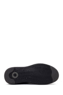 Derimod Fly Male Black Lace-Up Leather Casual Sneaker | Derimod