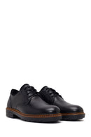 Male Black Lace-up Leather Casual Shoes | Derimod