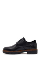 Male Black Lace-up Leather Casual Shoes | Derimod