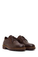 Male Brown Lace-up Leather Casual Shoes | Derimod