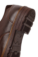 Male Brown Lace-up Leather Casual Shoes | Derimod
