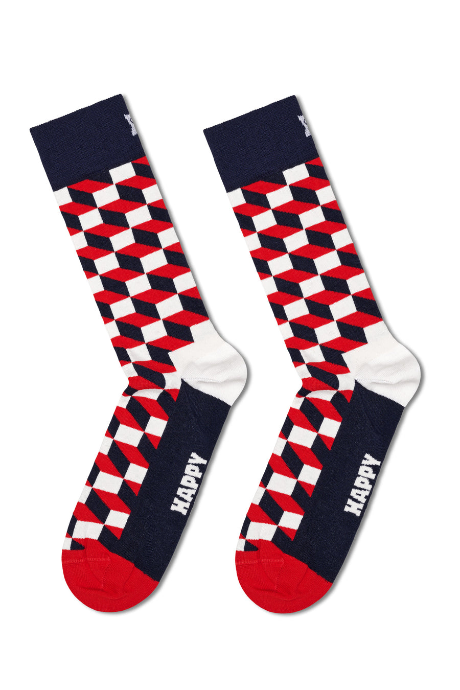 Happy Socks Erkek Lacivert 4’lü Pamuklu Çorap Seti