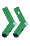 Happy Socks Erkek Çok Renkli Desenli Pamuklu 2'li Çorap Seti | Derimod