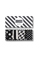 Happy Socks Woman Black Classic 4-Pack Cotton Sock Set | Derimod