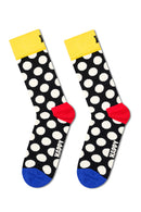 Happy Socks Erkek Çok Renkli Süper Baba Temalı Pamuklu 3’lü Çorap Seti | Derimod