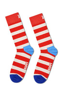 Happy Socks Erkek Çok Renkli Süper Baba Temalı 3’lü Pamuklu Çorap Seti | Derimod
