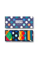 Happy Socks Kadın Çok Renkli Desenli Pamuklu 4'lü Çorap Seti | Derimod