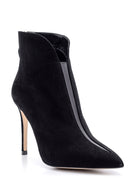 Women's Heeled Suede Leather Boots | Derimod