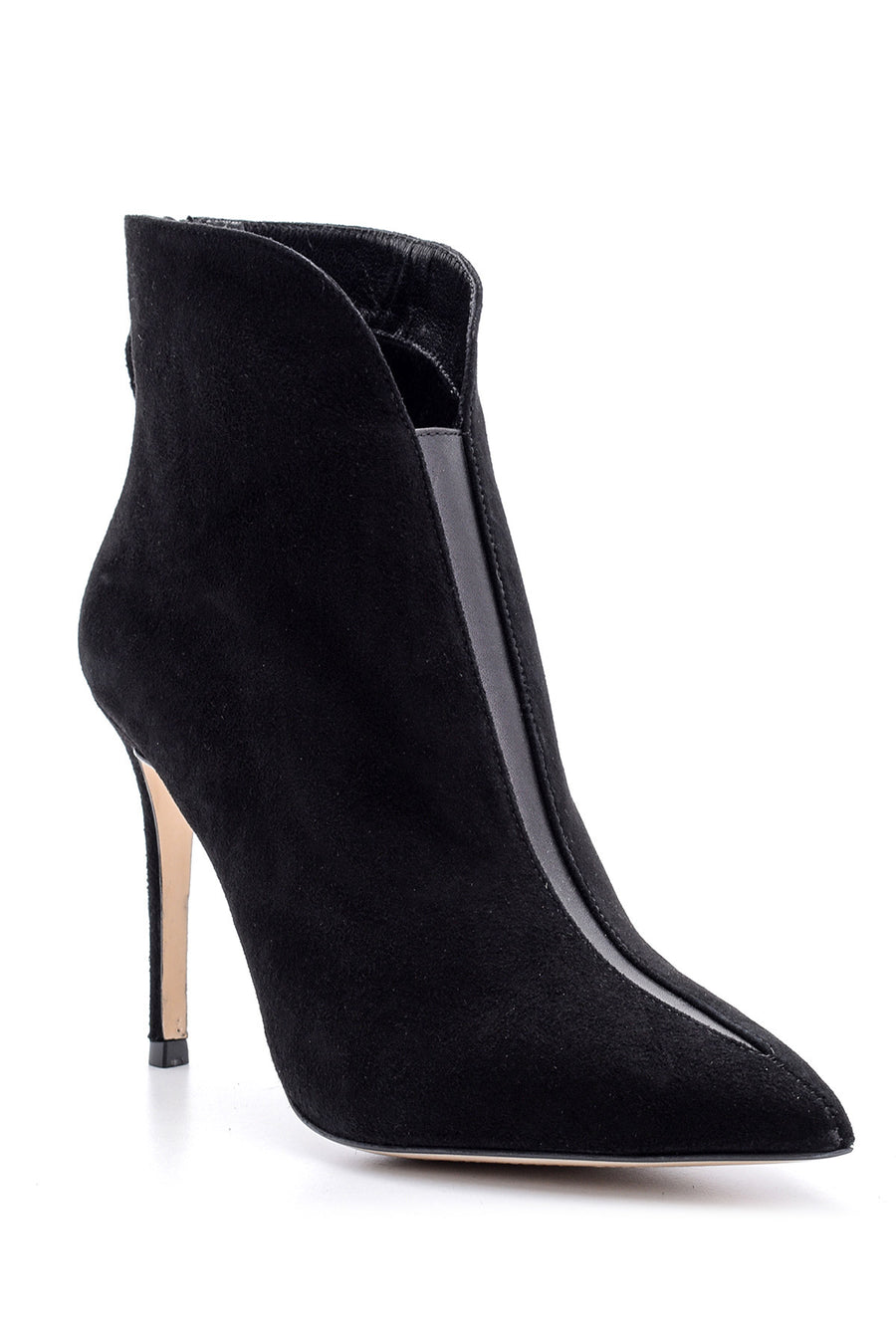 Women's Heeled Suede Leather Boots