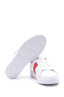 Women's Leopard Detailed Leather Sneaker | Derimod