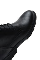 Men's Black Leather Classic Boots | Derimod