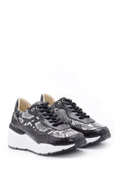 Women's Snake Pattern Detailed Sneaker | Derimod
