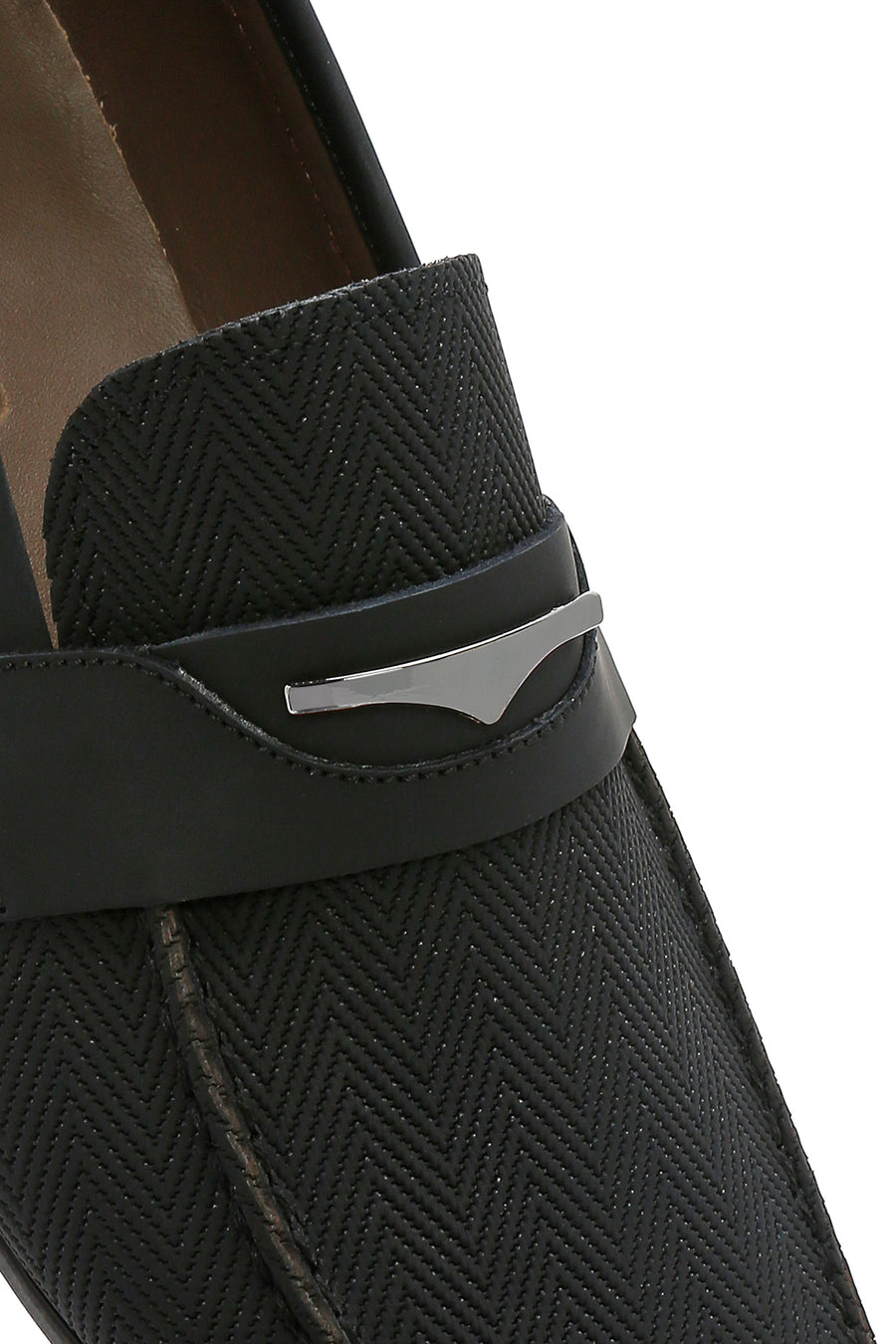 Erkek Siyah Deri Casual Loafer