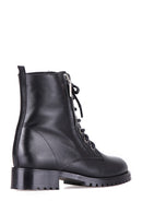 Zippered Women's Leather Boots | Derimod
