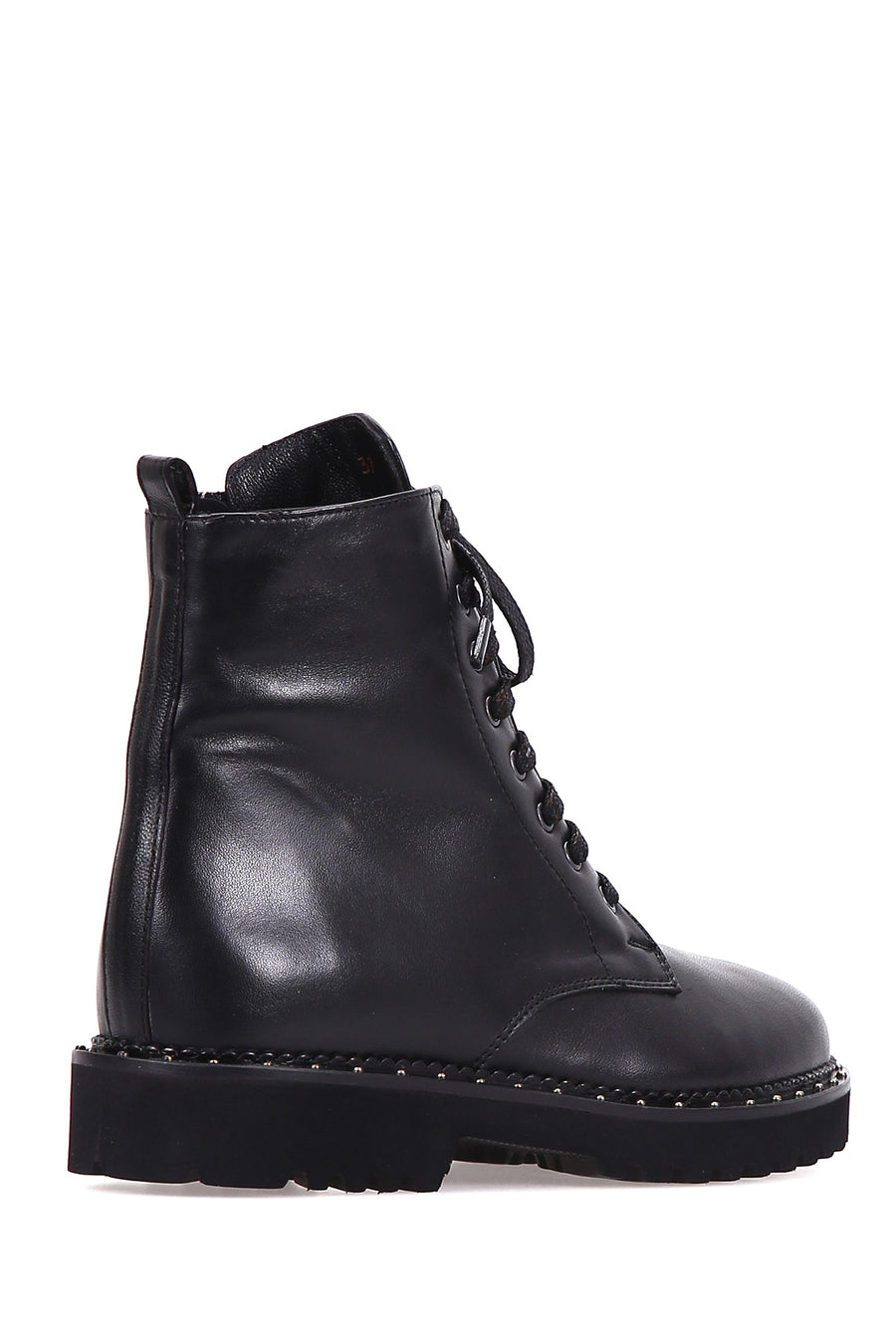 Women's Lace-Up Leather Boots