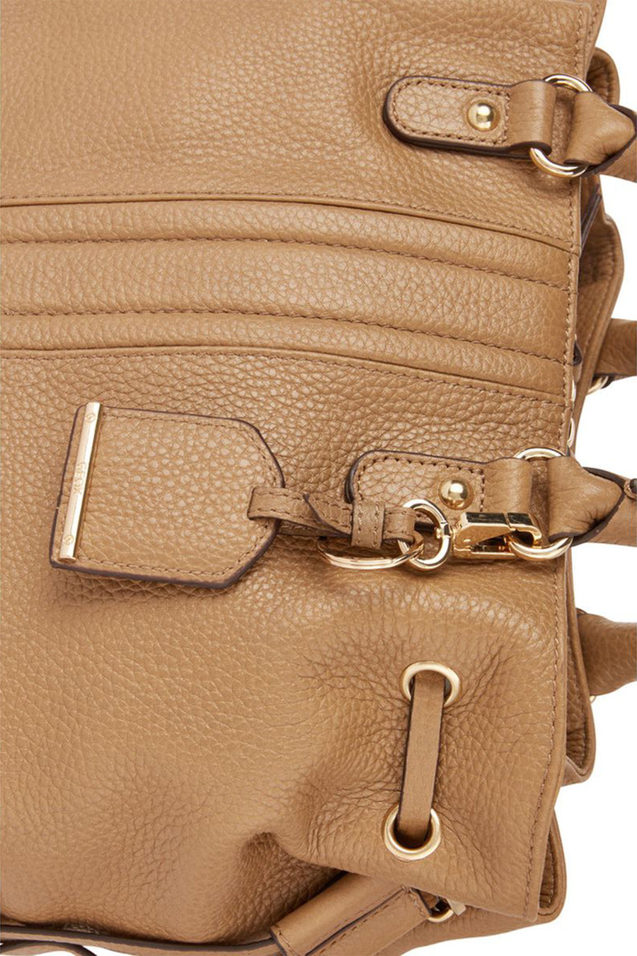 Geox Women's Brown Marsila Long Strap Leather Handbag