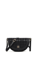 Woman Black Long-Strap Printed Mini Crossbody Bag | Derimod