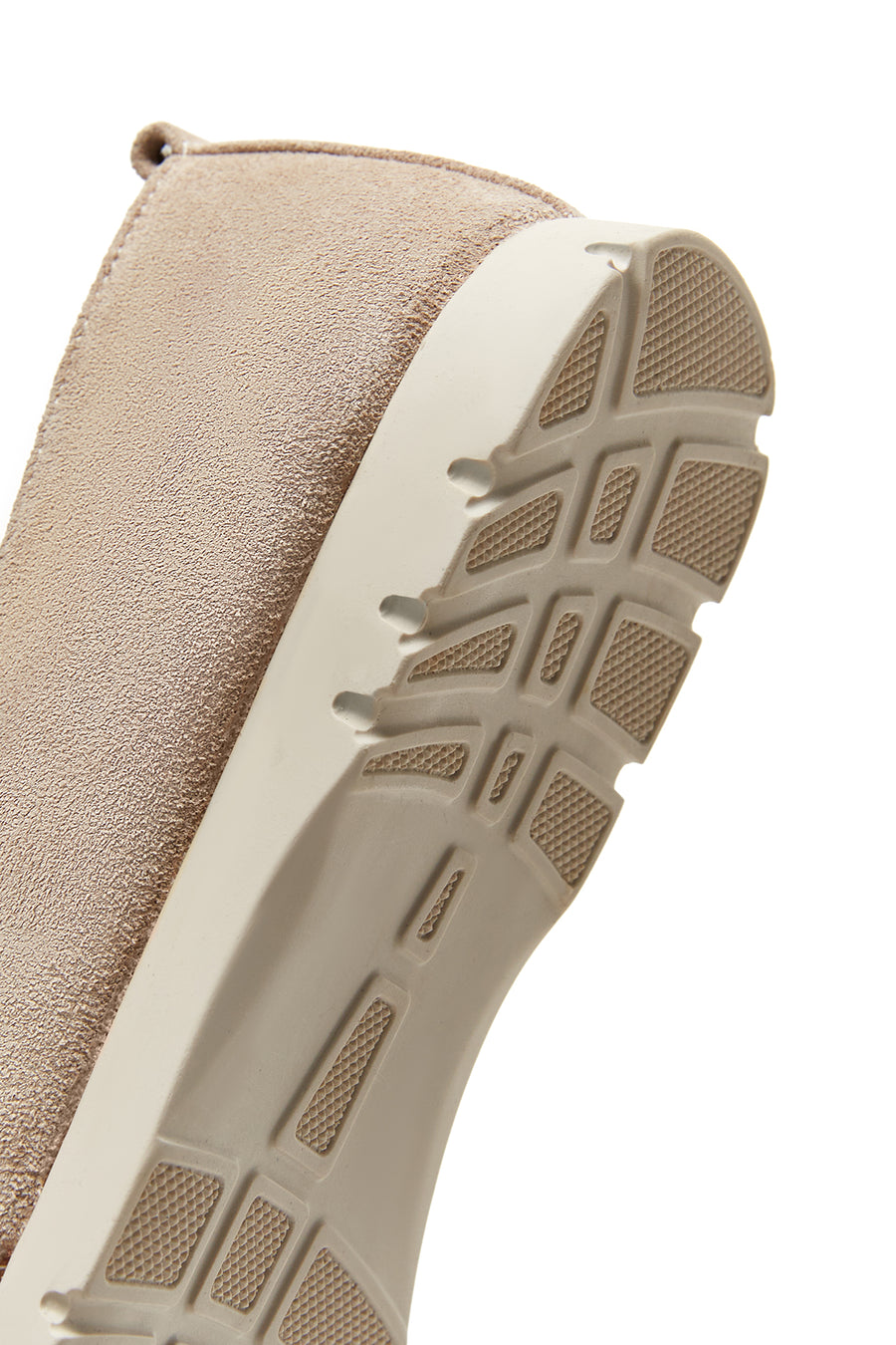 Women's Gray Suede Leather Comfort Loafer