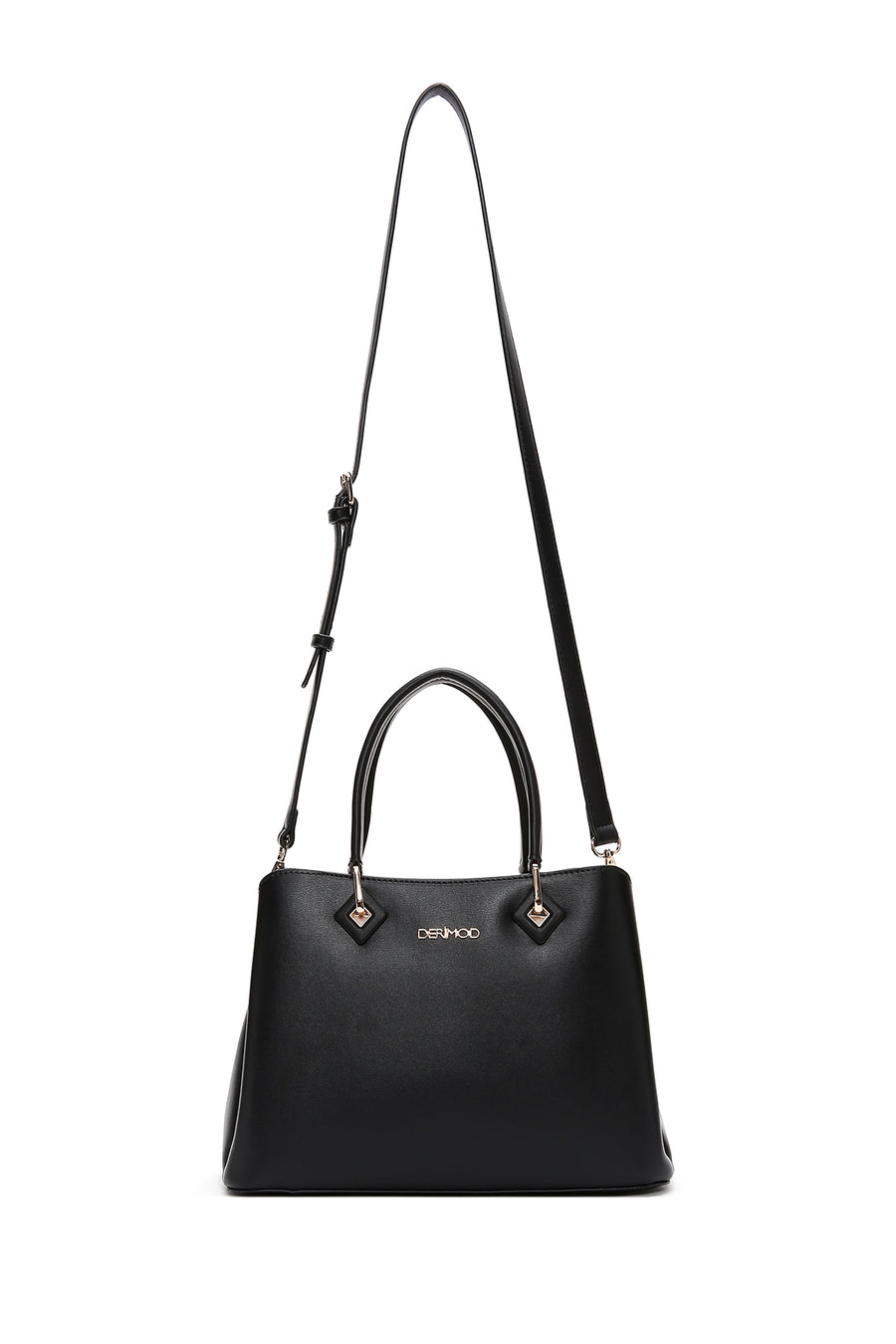 Women's Black Long Strap Shoulder Bag