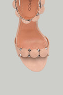 Women's Powder Leather Sandals | Derimod