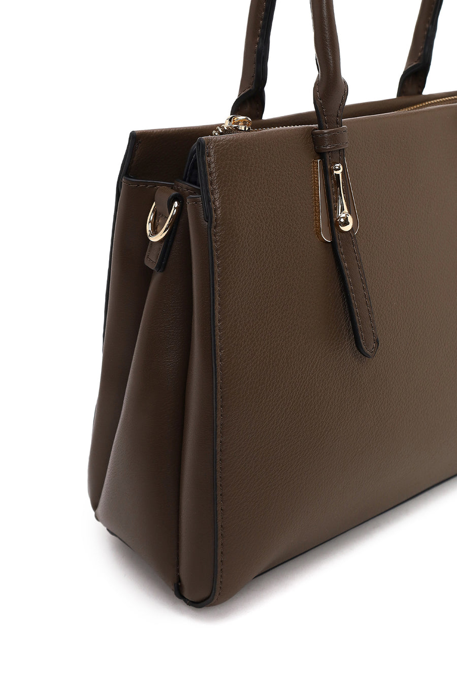 Woman Mink Classic Shoulder Bag with Long Strap