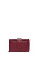 Women's Burgundy Wallet | Derimod