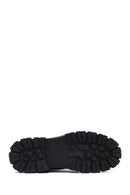 Men's Black Zippered Leather Casual Boots | Derimod